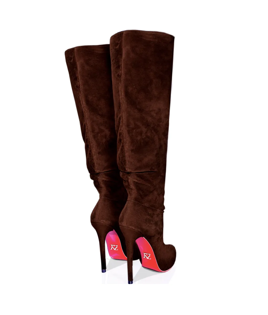 Draccon 120 Brown Suede