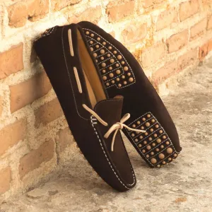 Driver-Suede, Brown, Dark Brown-Wholesale