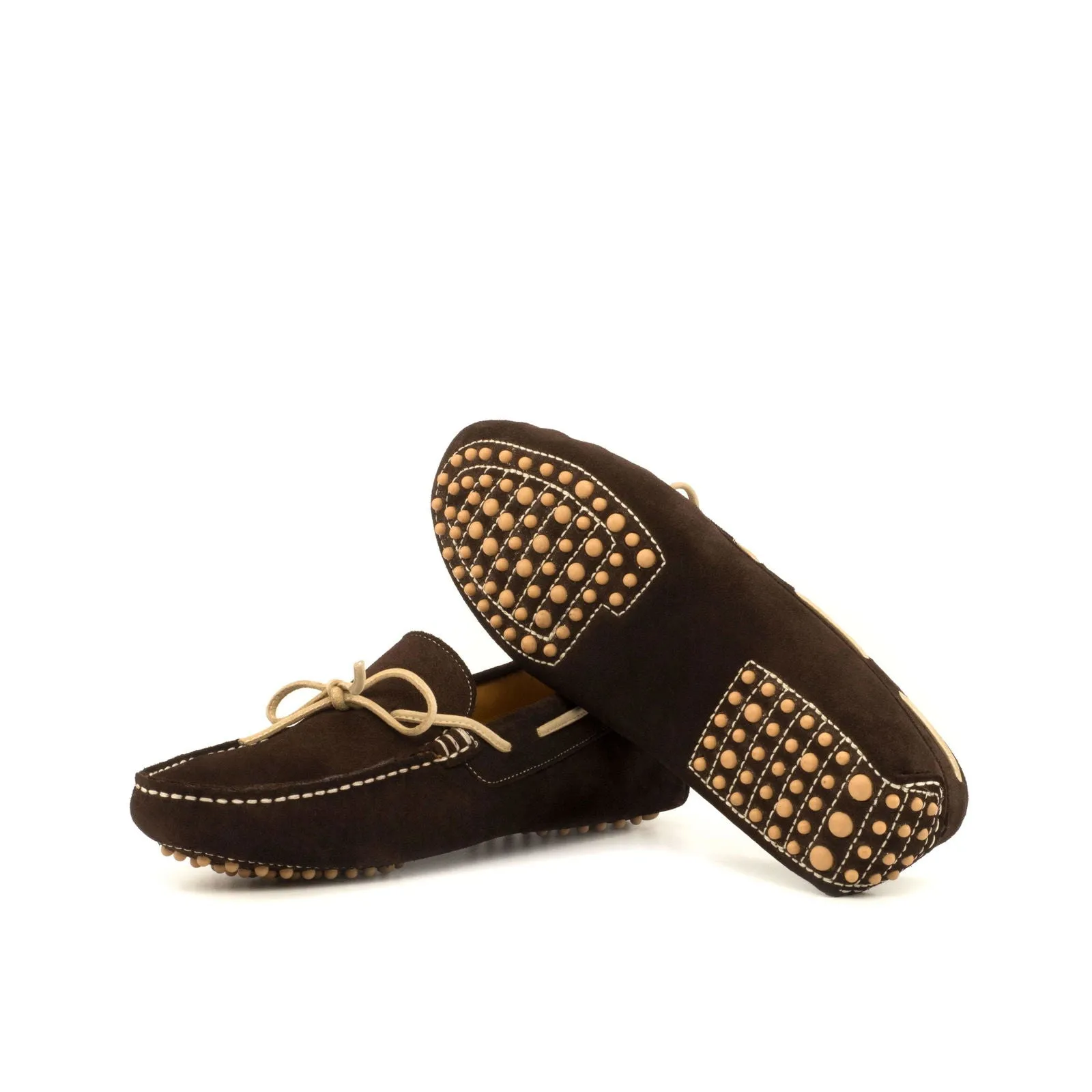 Driver-Suede, Brown, Dark Brown-Wholesale
