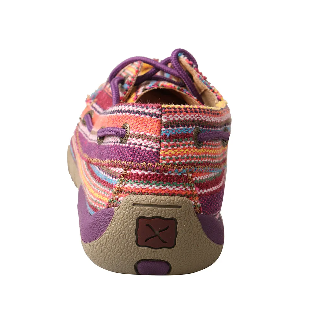 Driving Moc - Purple / Multi-Striped