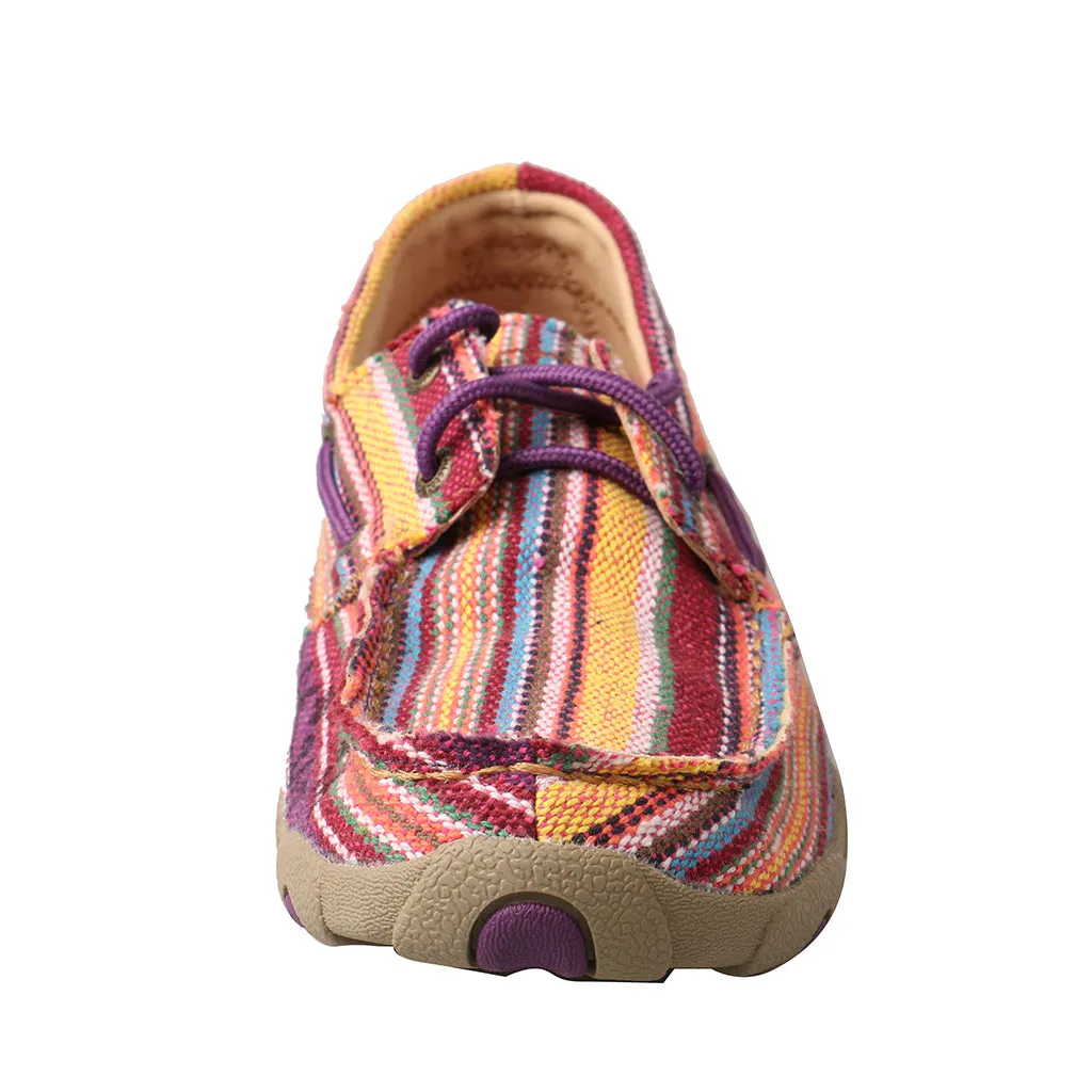 Driving Moc - Purple / Multi-Striped