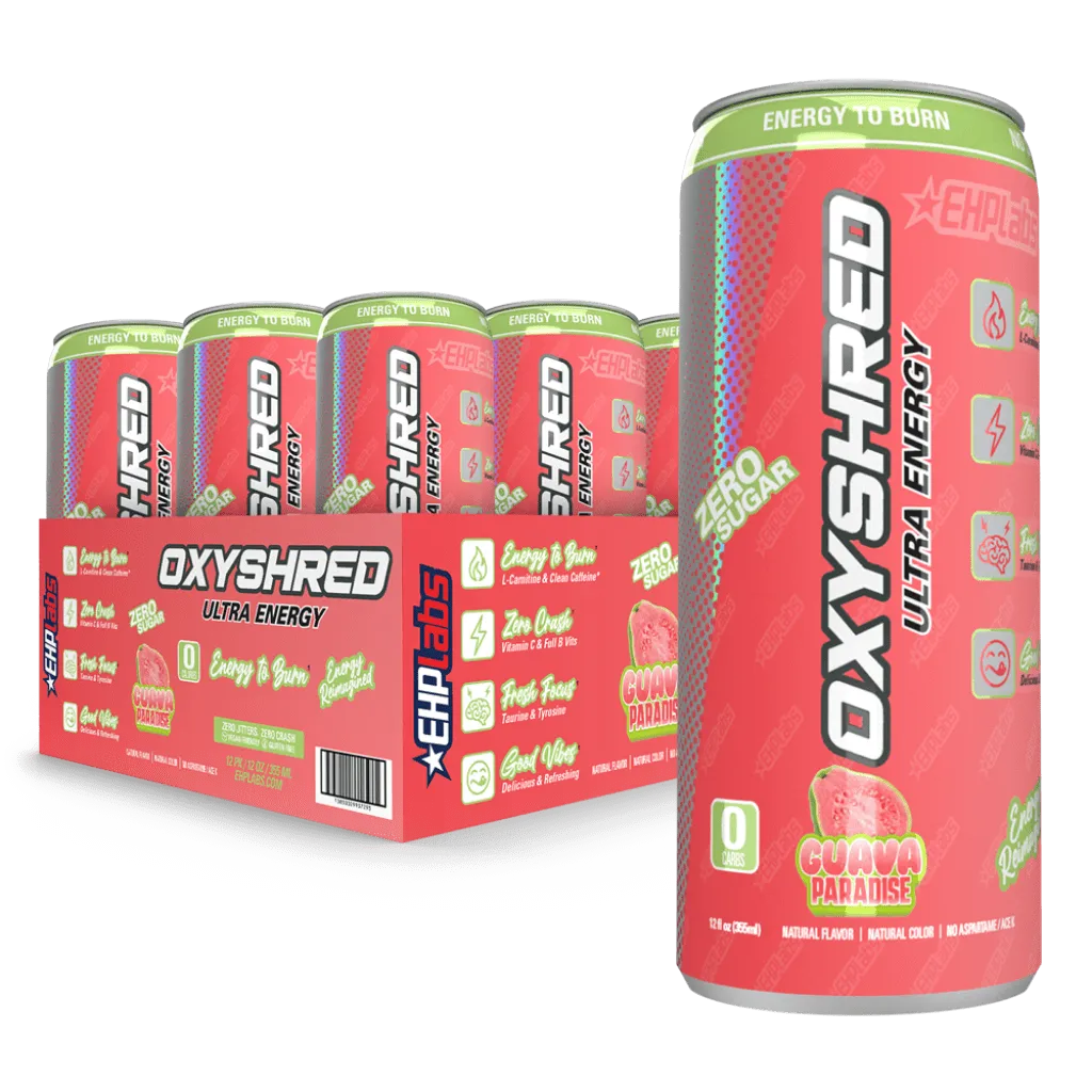 EHP Labs OxyShred Ultra Energy RTD Cans
