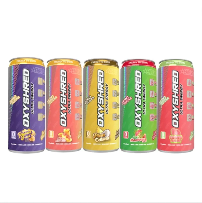 EHP Labs OxyShred Ultra Energy RTD Cans