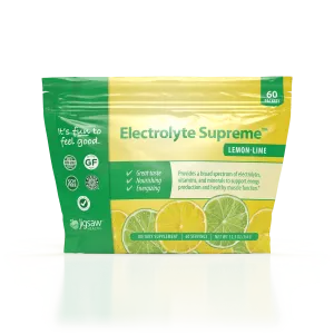 Electrolyte Supreme - 60 Packets - Lemon Lime - Jigsaw Health
