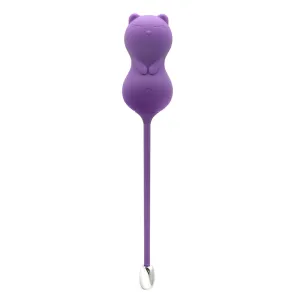 Emojibator Paula Kitty Cat Vibrating Remote Control Kegel Ball