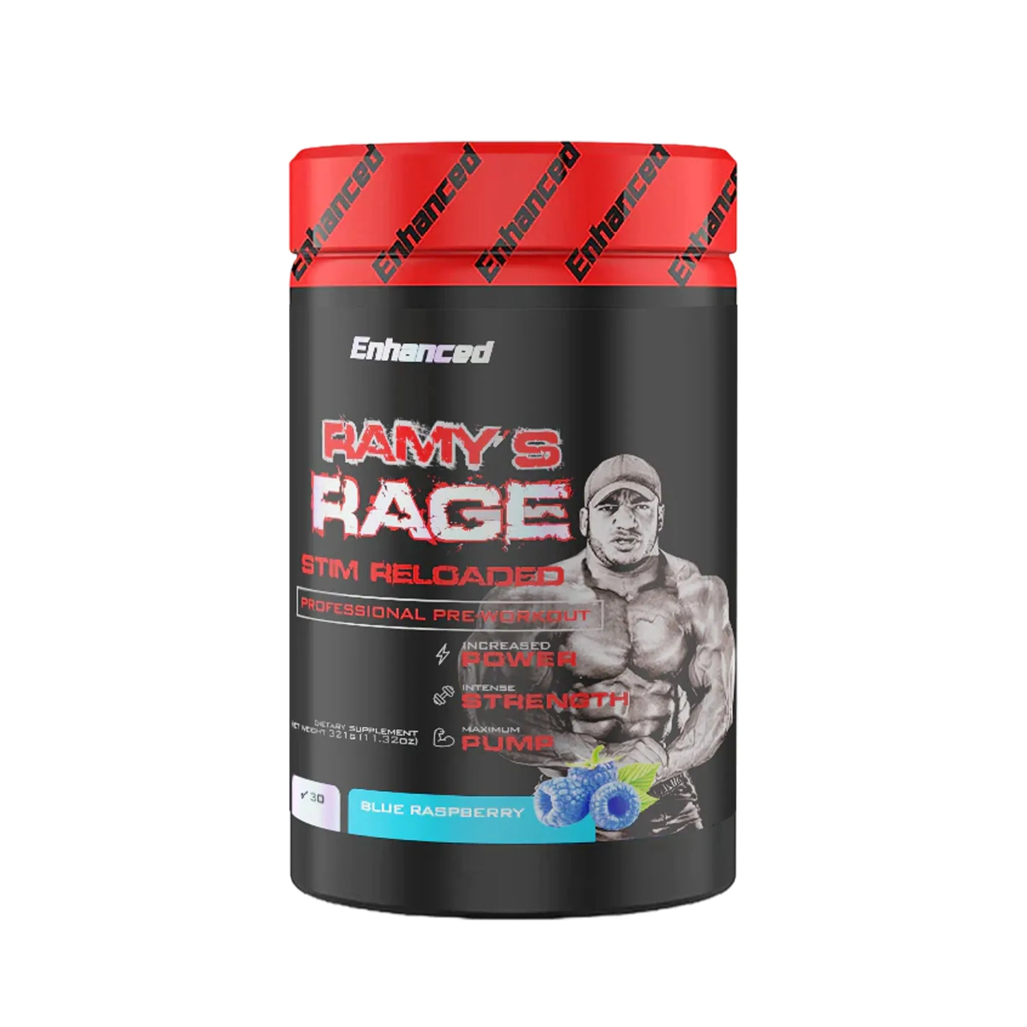 Enhanced Athlete Ramys Rage Stim Reloaded Professional Pre-Workout