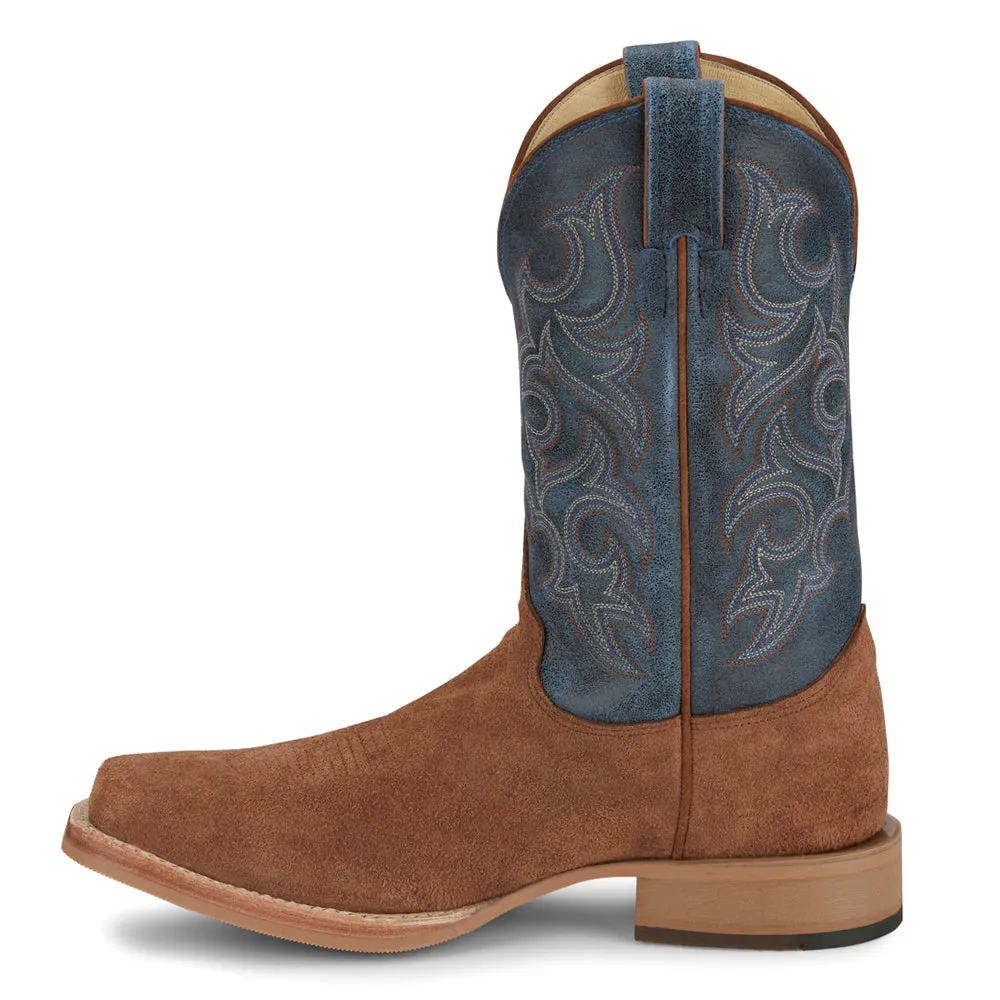 Fergus 11 Inch Roughout Square Toe Cowboy Boots