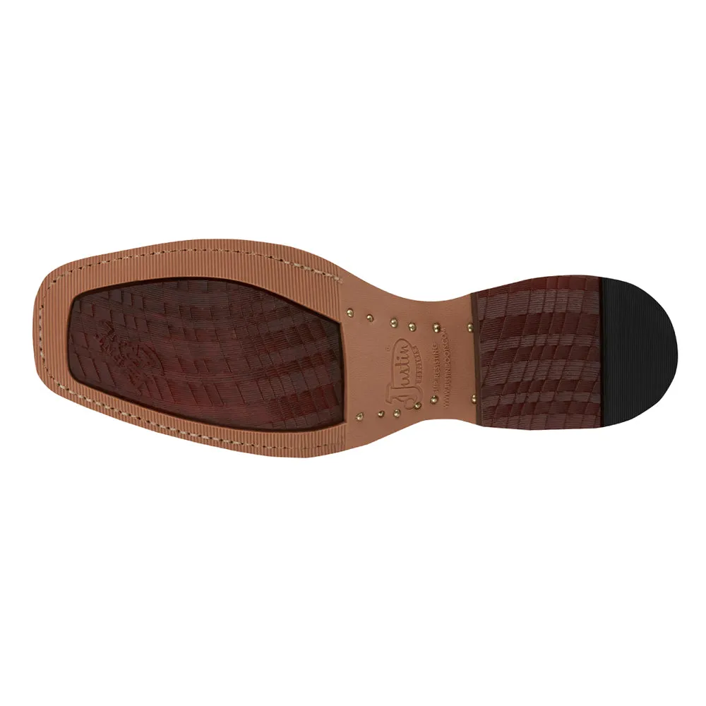 Fergus 11 Inch Roughout Square Toe Cowboy Boots