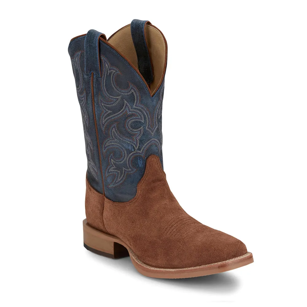 Fergus 11 Inch Roughout Square Toe Cowboy Boots