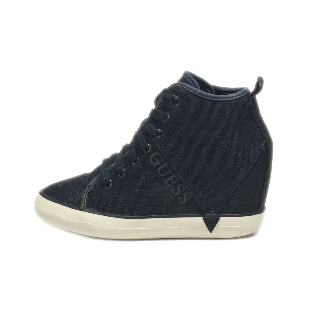 Guess Ankle Boots Fabric Black Colour For Kids