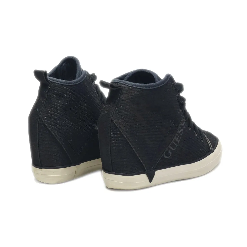 Guess Ankle Boots Fabric Black Colour For Kids