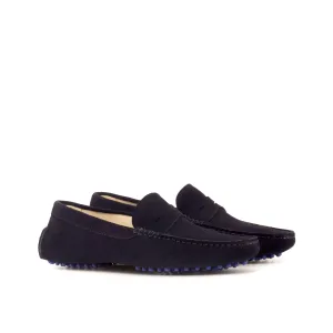 Happy Driver - Calf Suede Navy