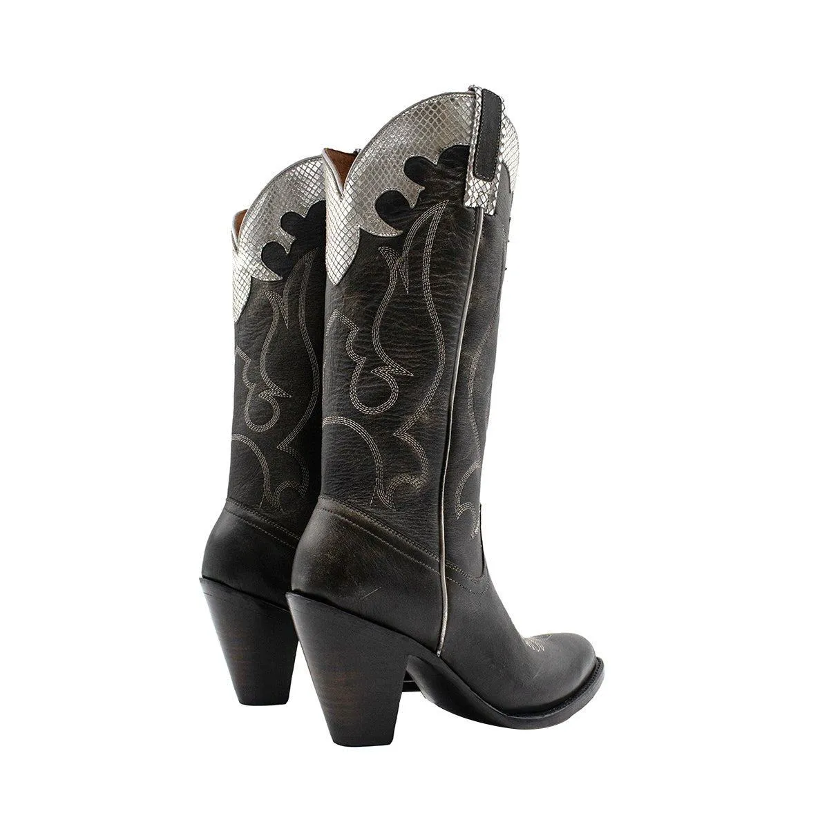 Idyllwind Lady Luck Western High Boots Leather Black Colour For Women