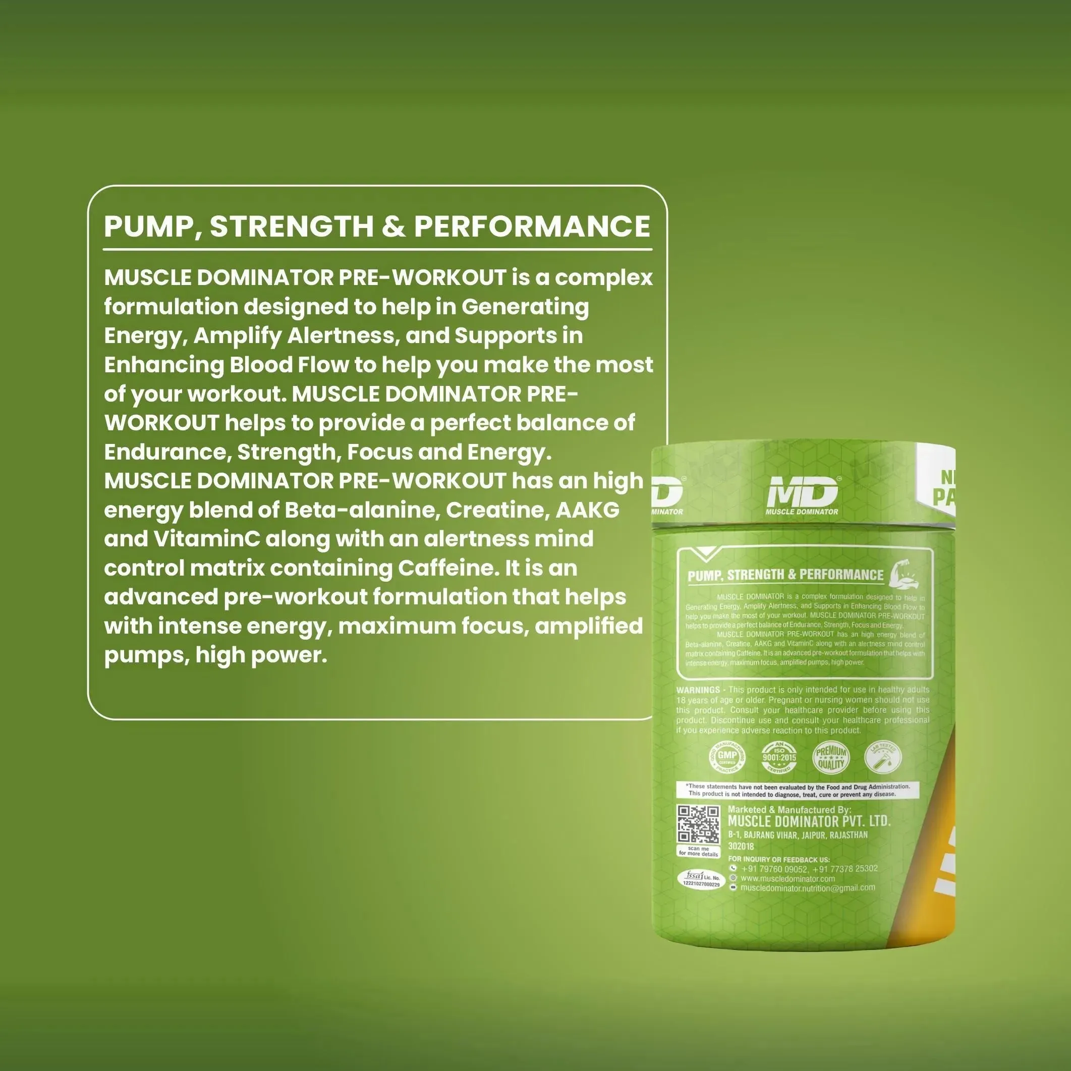 Immolator Pre-Workout With B-Alanine, L-Citrulline