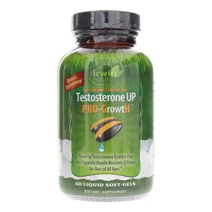 Irwin Naturals Testosterone Up Pro-Growth 60 Soft-Gels
