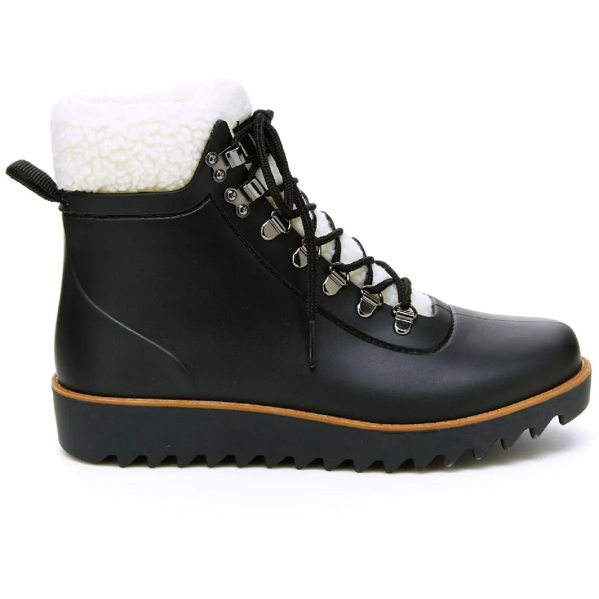 Jambu Womens Rainey-Hiker Lace-Up Cushion Insole Rain Boots