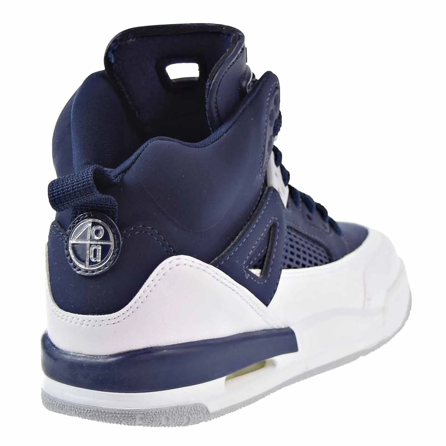 Jordan Spizike BG Big Kid's Shoes Midnight Navy/ Metallic Silver