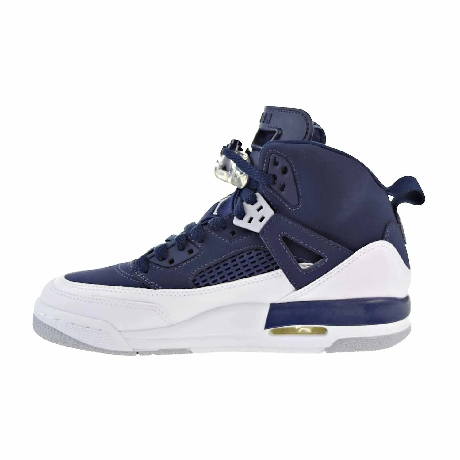 Jordan Spizike BG Big Kid's Shoes Midnight Navy/ Metallic Silver