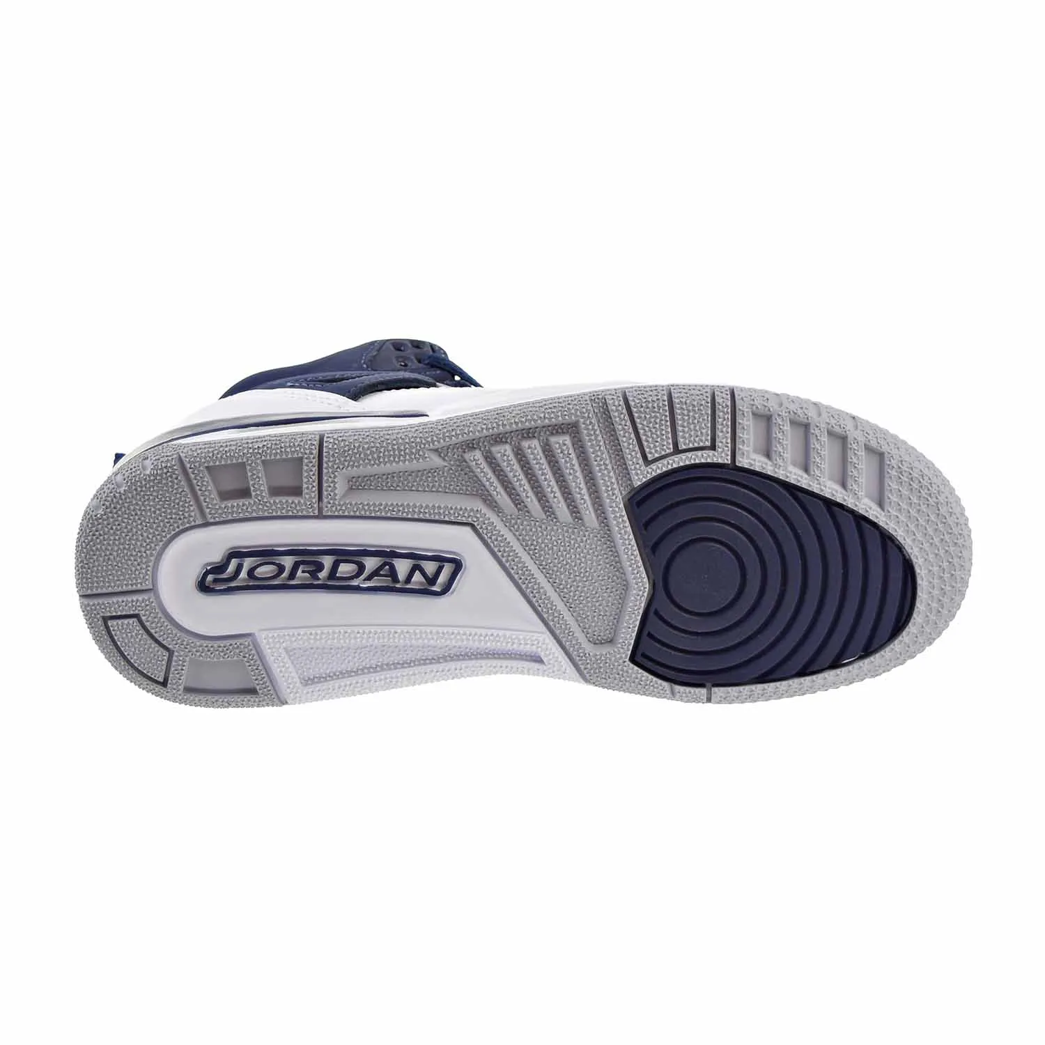 Jordan Spizike BG Big Kid's Shoes Midnight Navy/ Metallic Silver