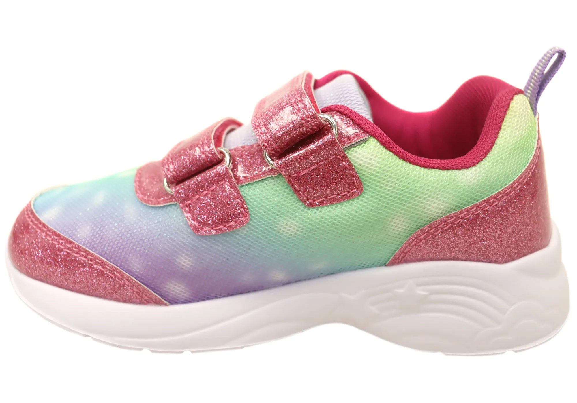Koala Lights Jennie Comfortable Girls Kids Light Up Shoes