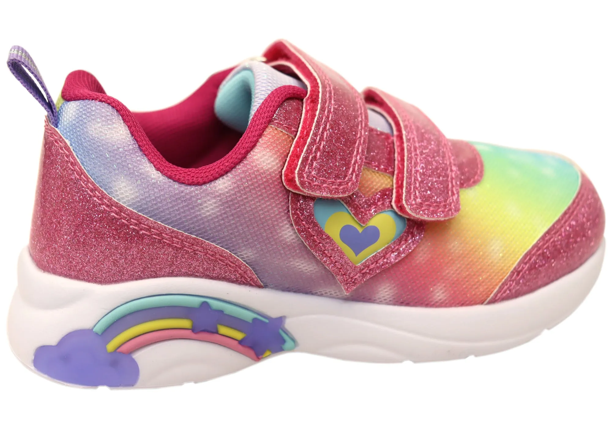 Koala Lights Jennie Comfortable Girls Kids Light Up Shoes