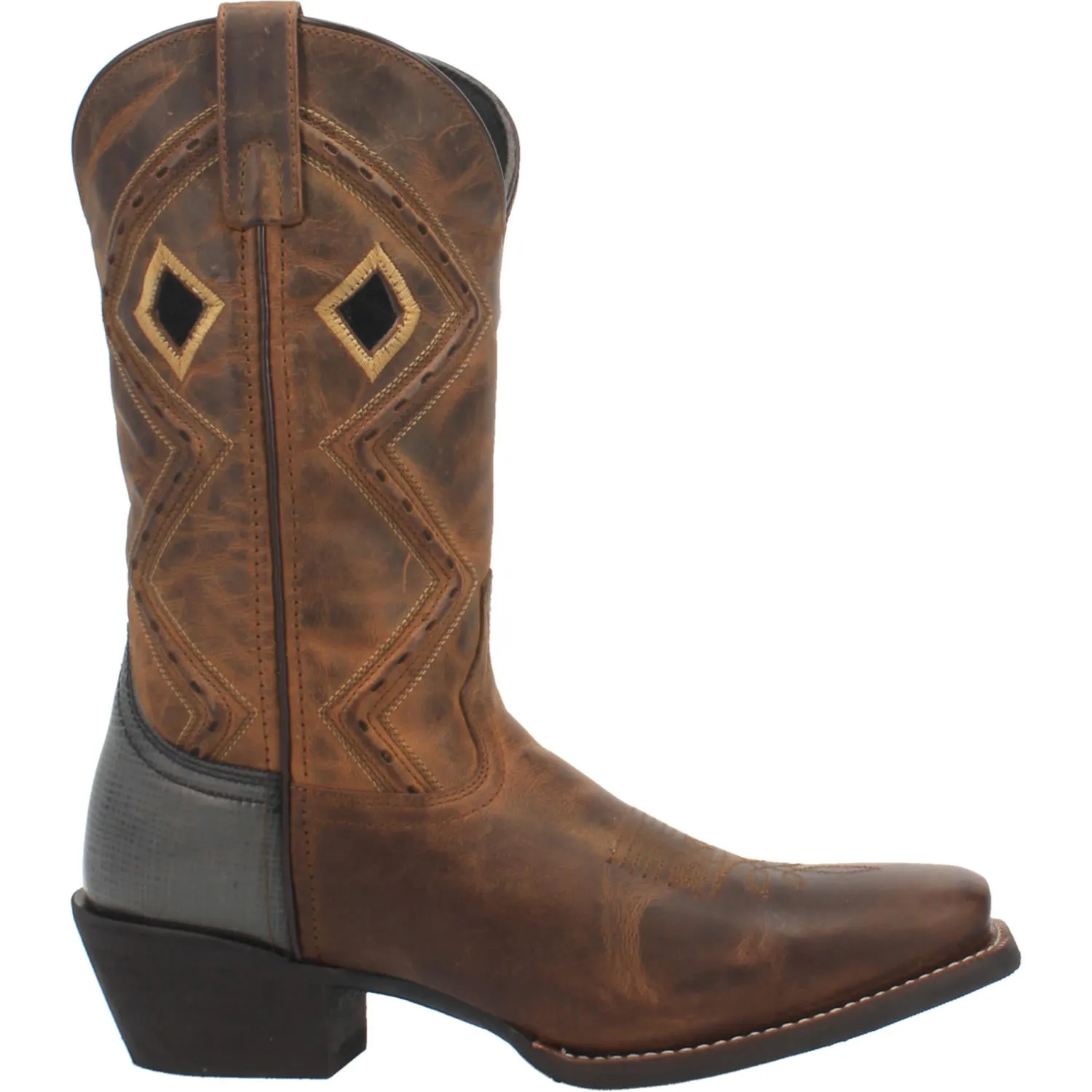 Laredo Men's Faber 12" Cowboy Square Toe Leather Boots 68329
