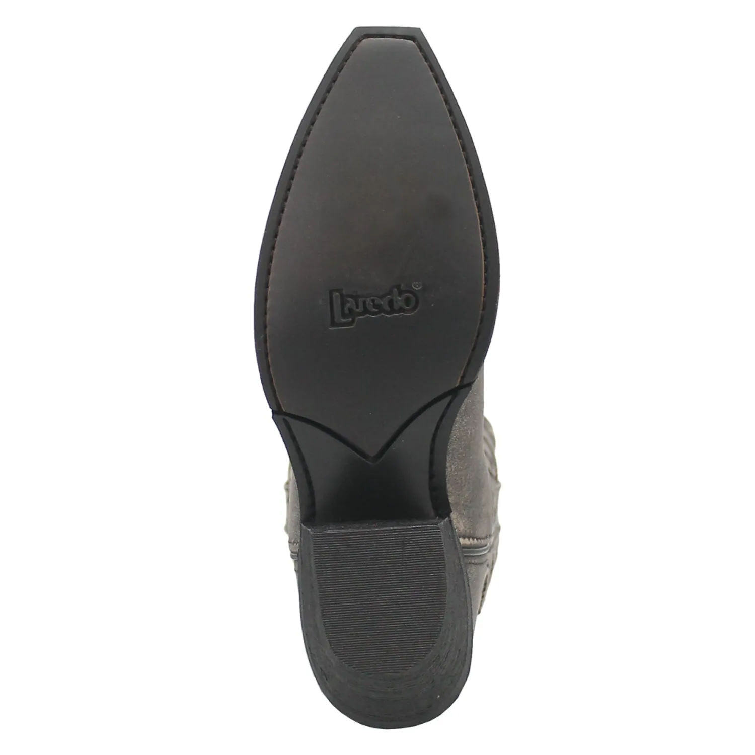 Laredo Womens Reva Black Leather Cowboy Boots 6.5 M
