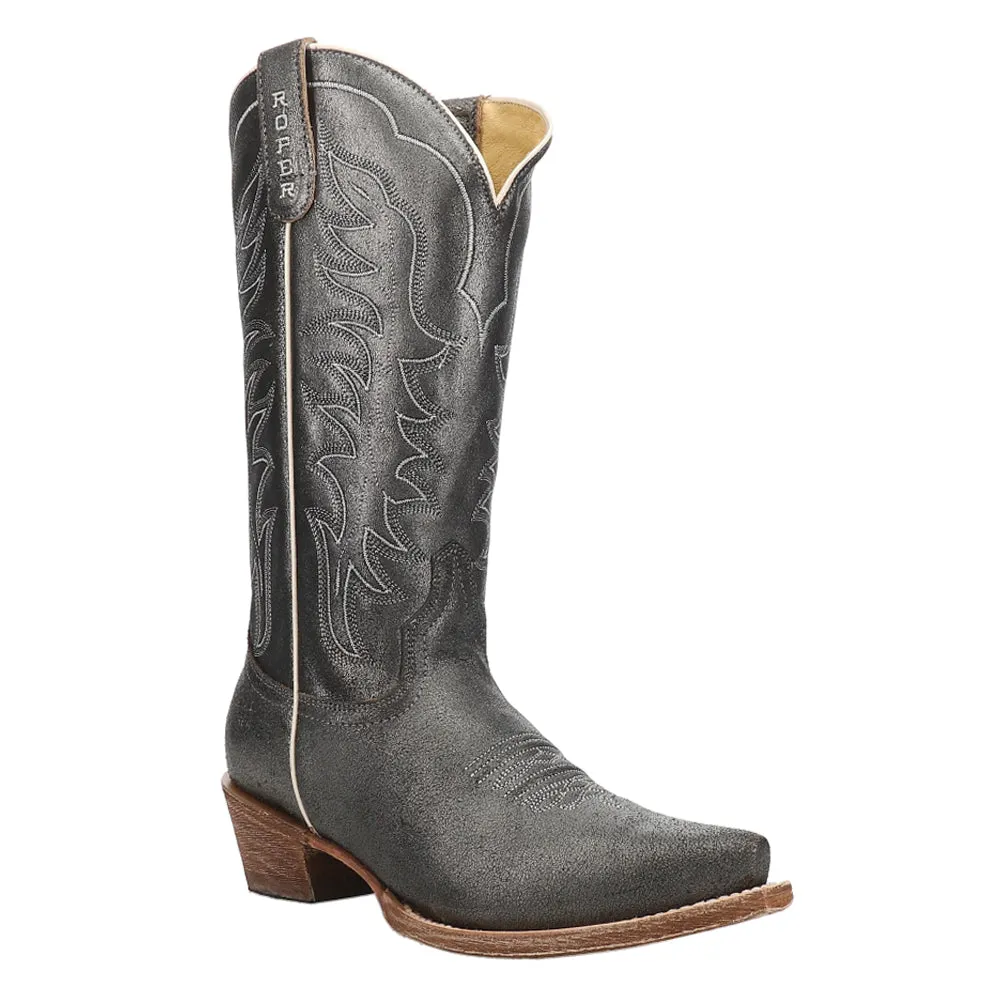 Layla Embroidered Snip Toe Cowboy Boots