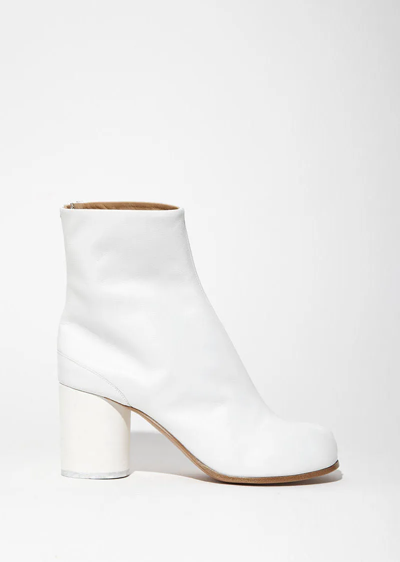 Light Brushed Effect Tabi Boots