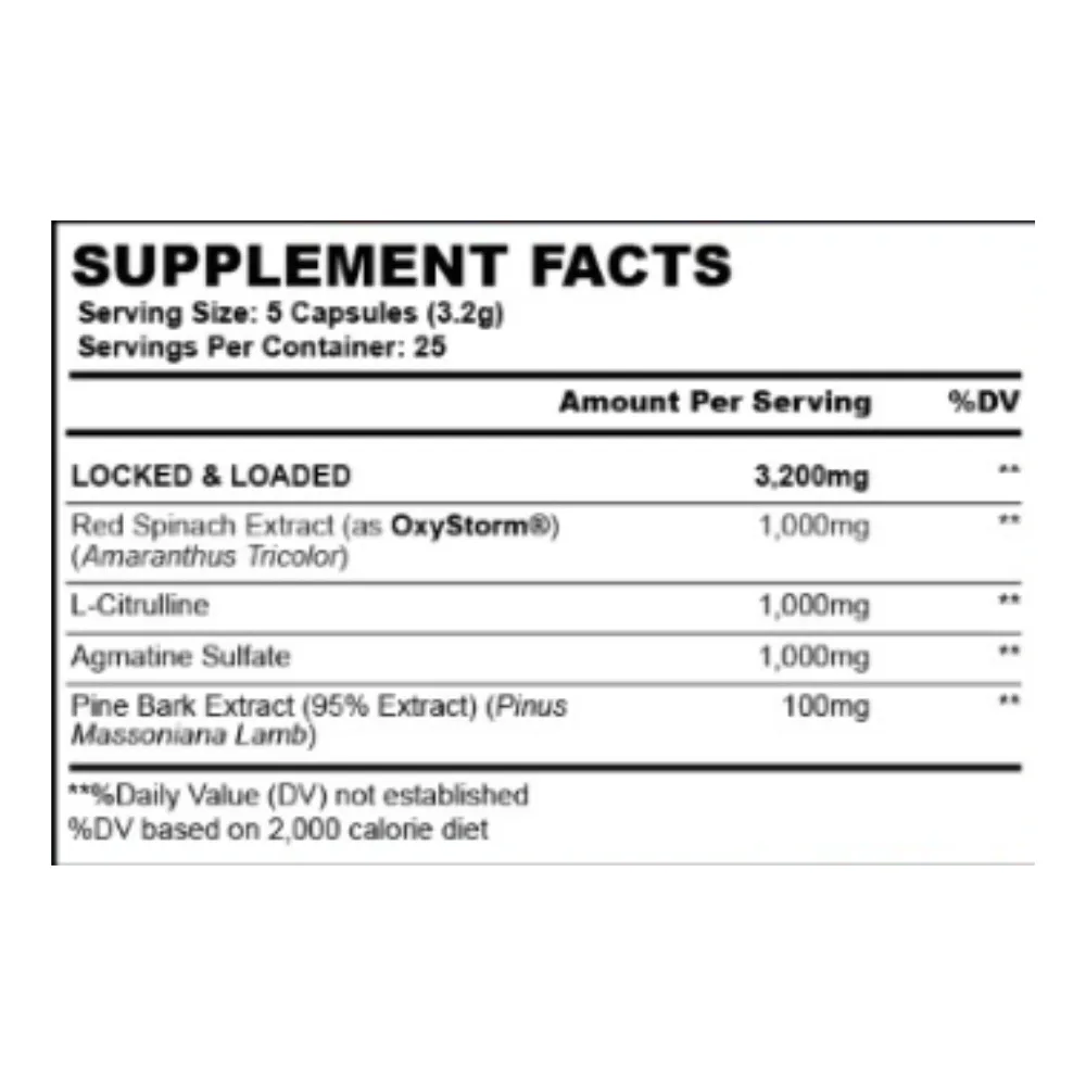 LOADED Nitric Oxide Booster - Capsules