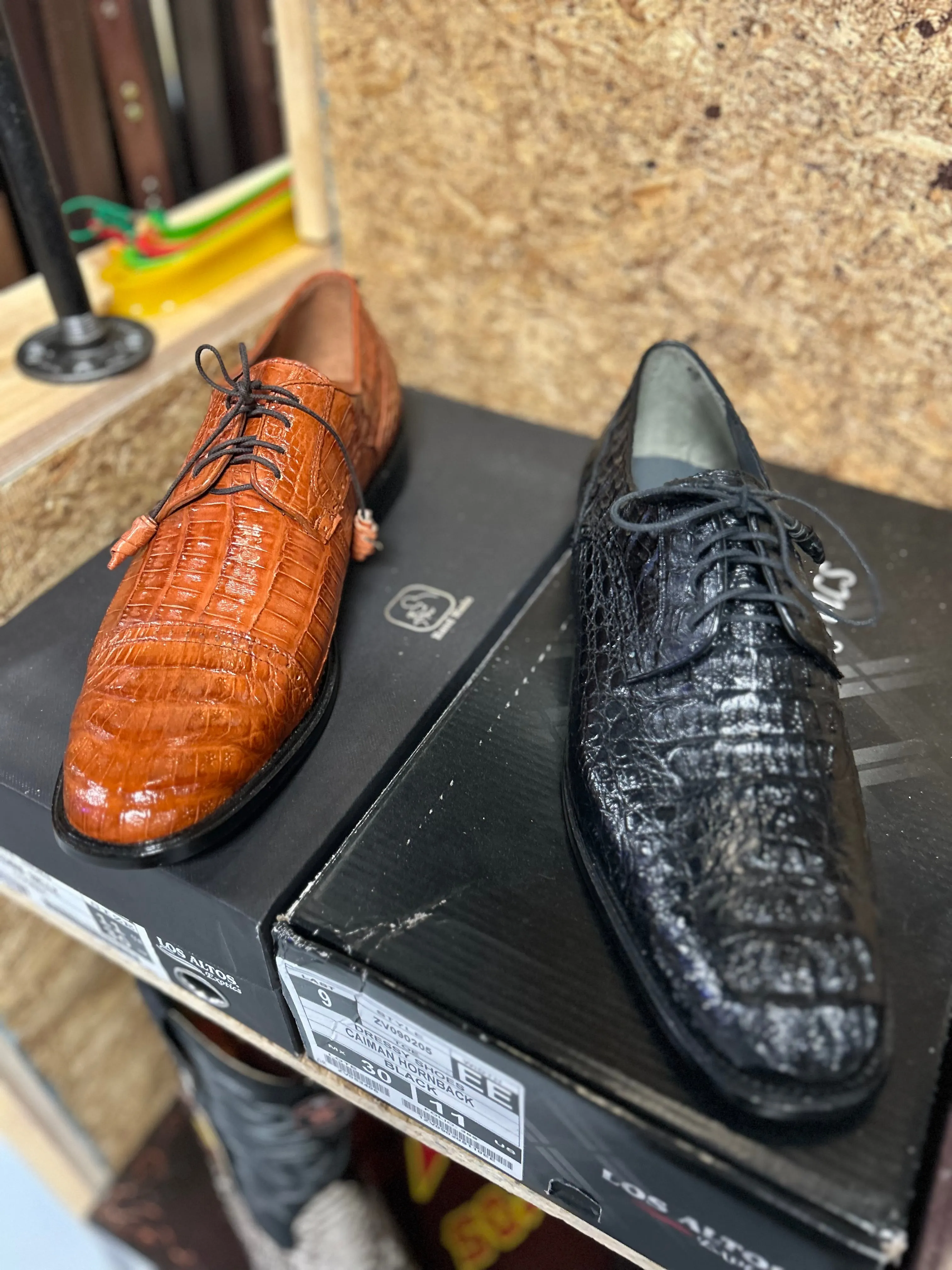 Los Altos Caiman Hornback Shoes