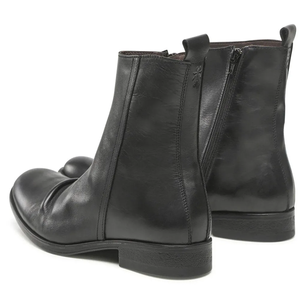 Melv797Fly Leather Men's Zip Up Ankle Boots