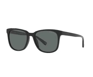 Mens Coach Polarized Sunglasses Hc8313u Black/ Dark Grey Sunnies