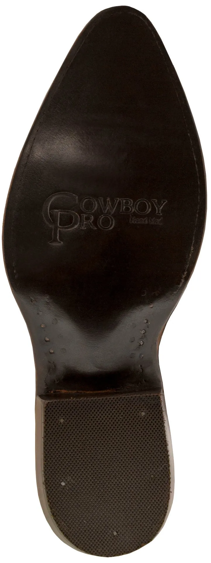 Men's Honey Genuine Ostrich Leg Skin Cowboy Boots J Toe