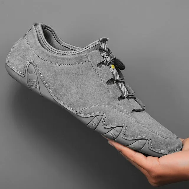 Men's Sneakers Cow Suede Leather Men Loafers Shoes Fashion Slip on Men Driving Shoes Soft Sapato Masculino Mocassin Homme Shoes