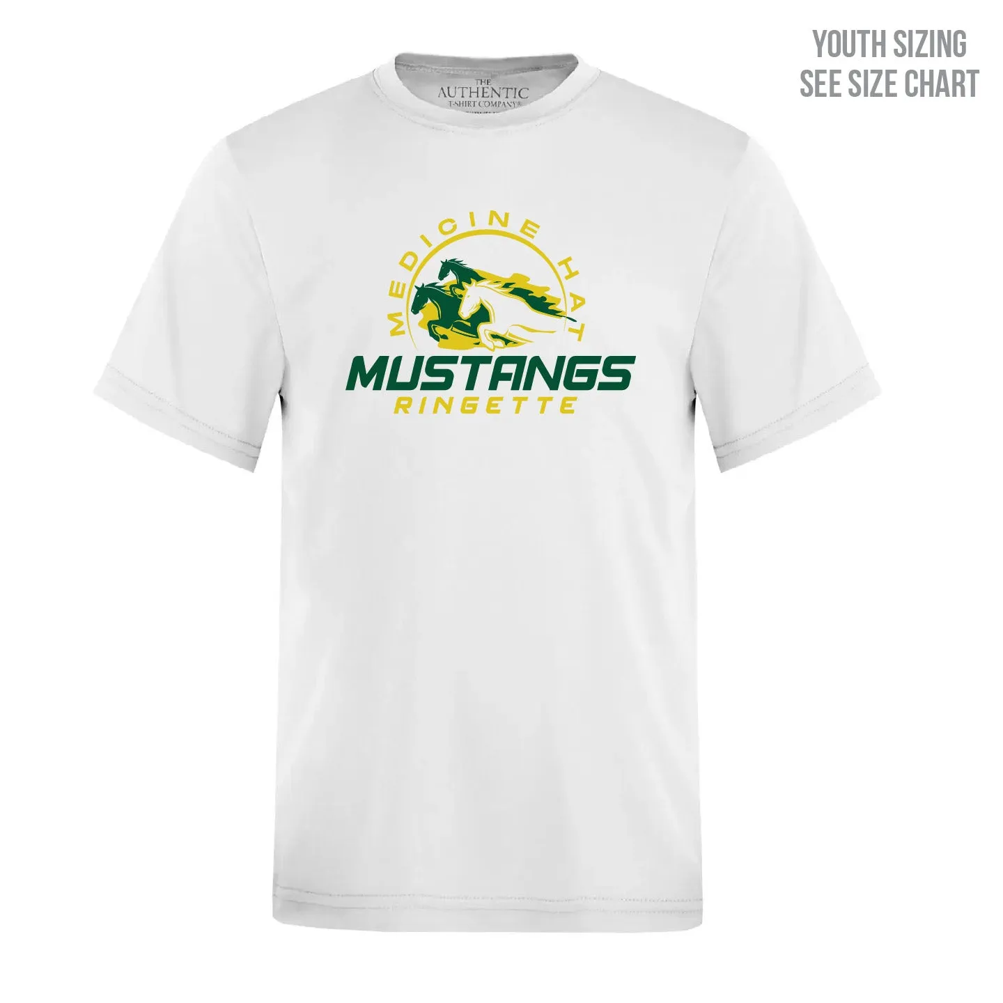 MHRA Mustangs YOUTH Performance T-shirt (MHRAT003-Y350)