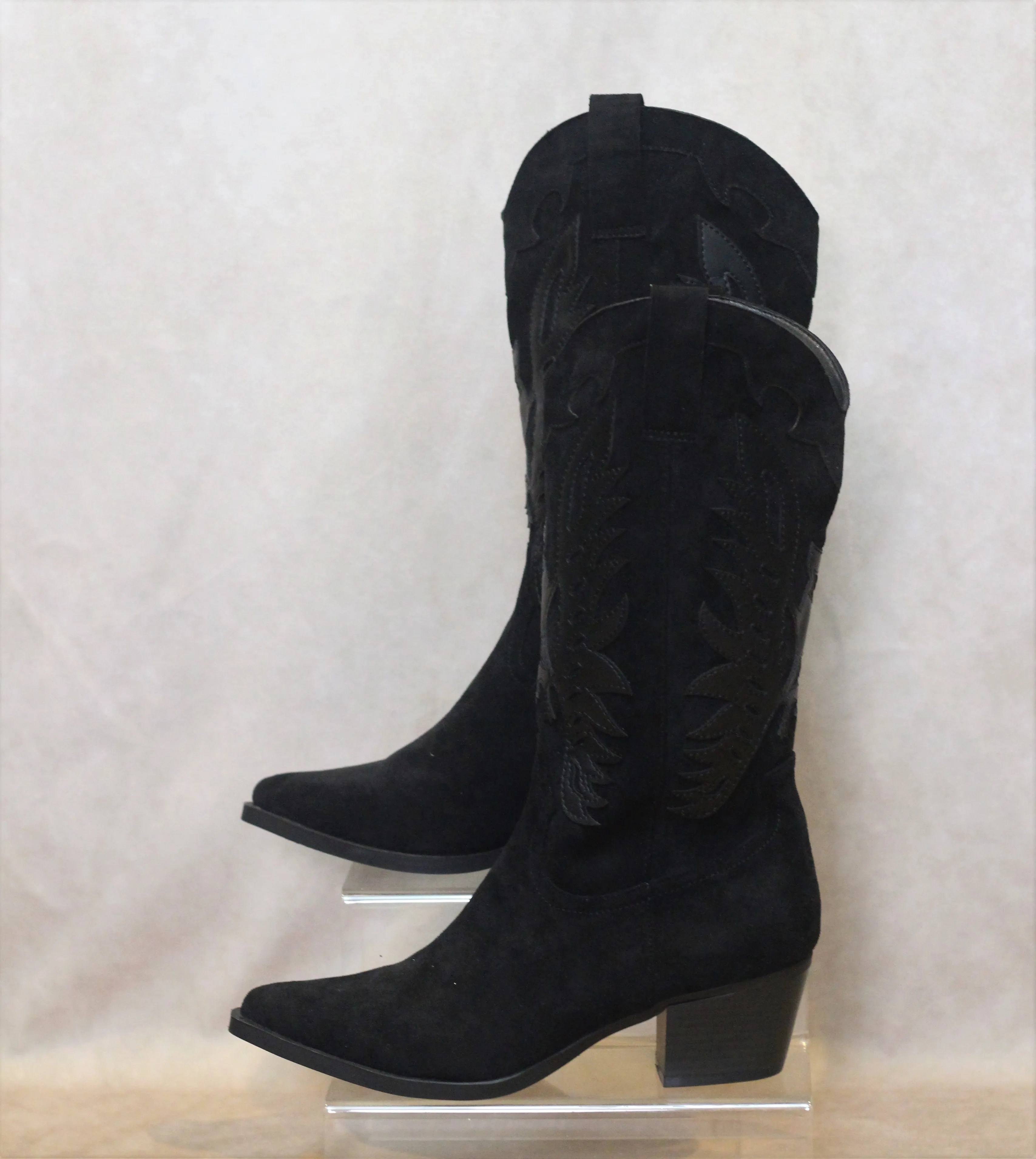 Mid Calf Western Boots
