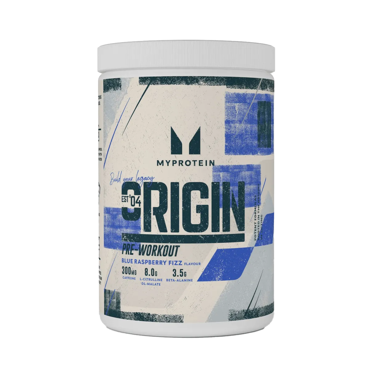MyProtein Origin Pre-Workout 600g Blue Raspberry Fizz