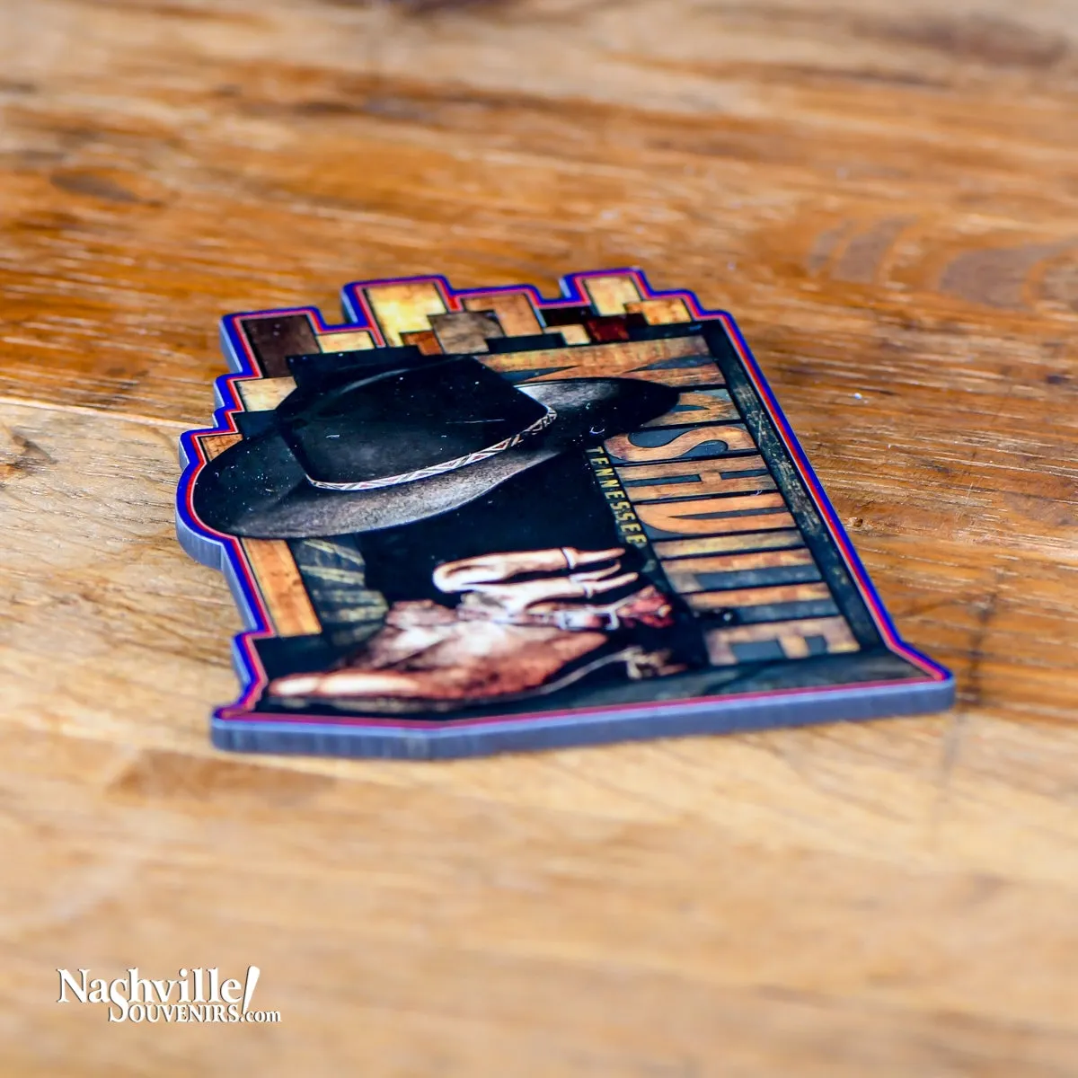 Nashville Cowboy Hat and Boots Magnet