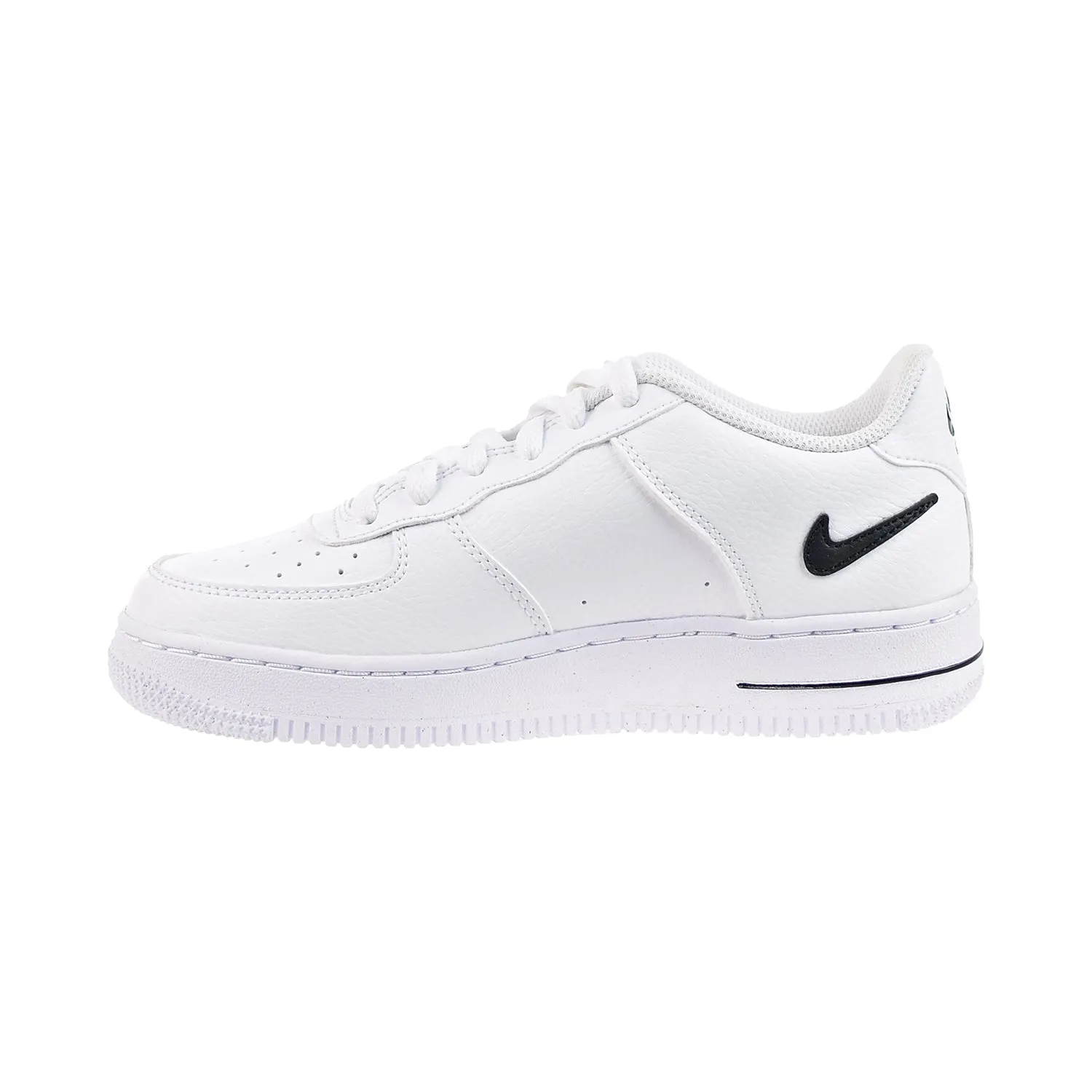 Nike Air Force GS 1 Sl Big Kids' Shoes White/Black