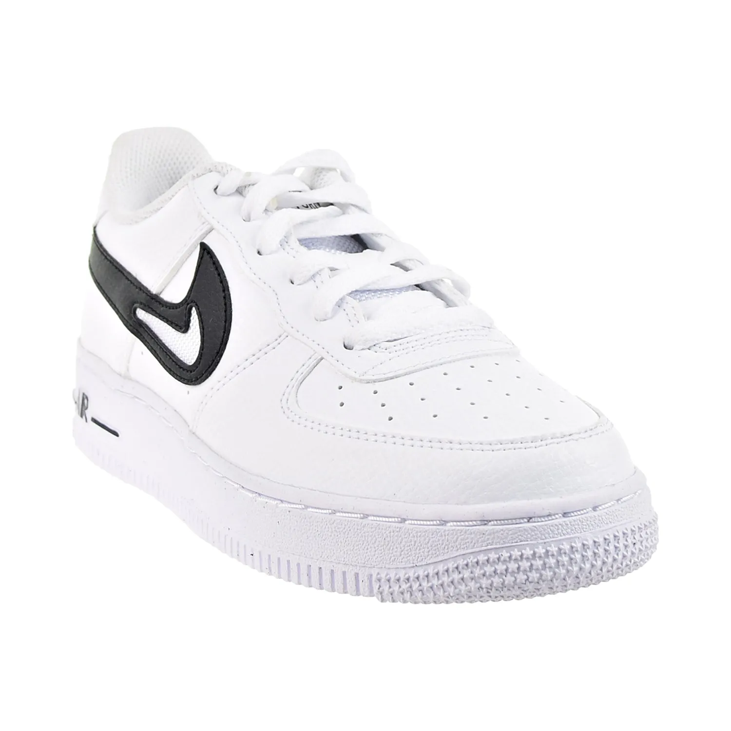Nike Air Force GS 1 Sl Big Kids' Shoes White/Black