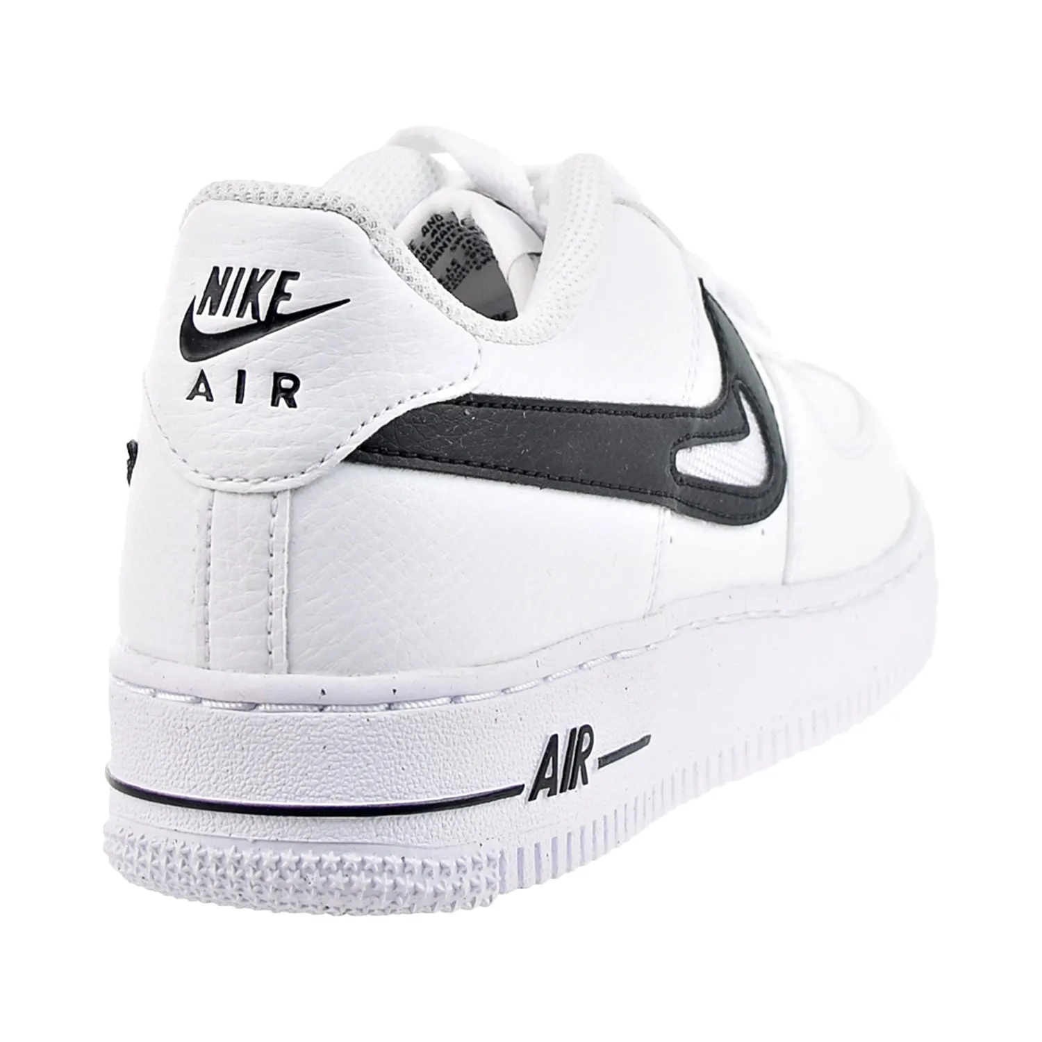 Nike Air Force GS 1 Sl Big Kids' Shoes White/Black