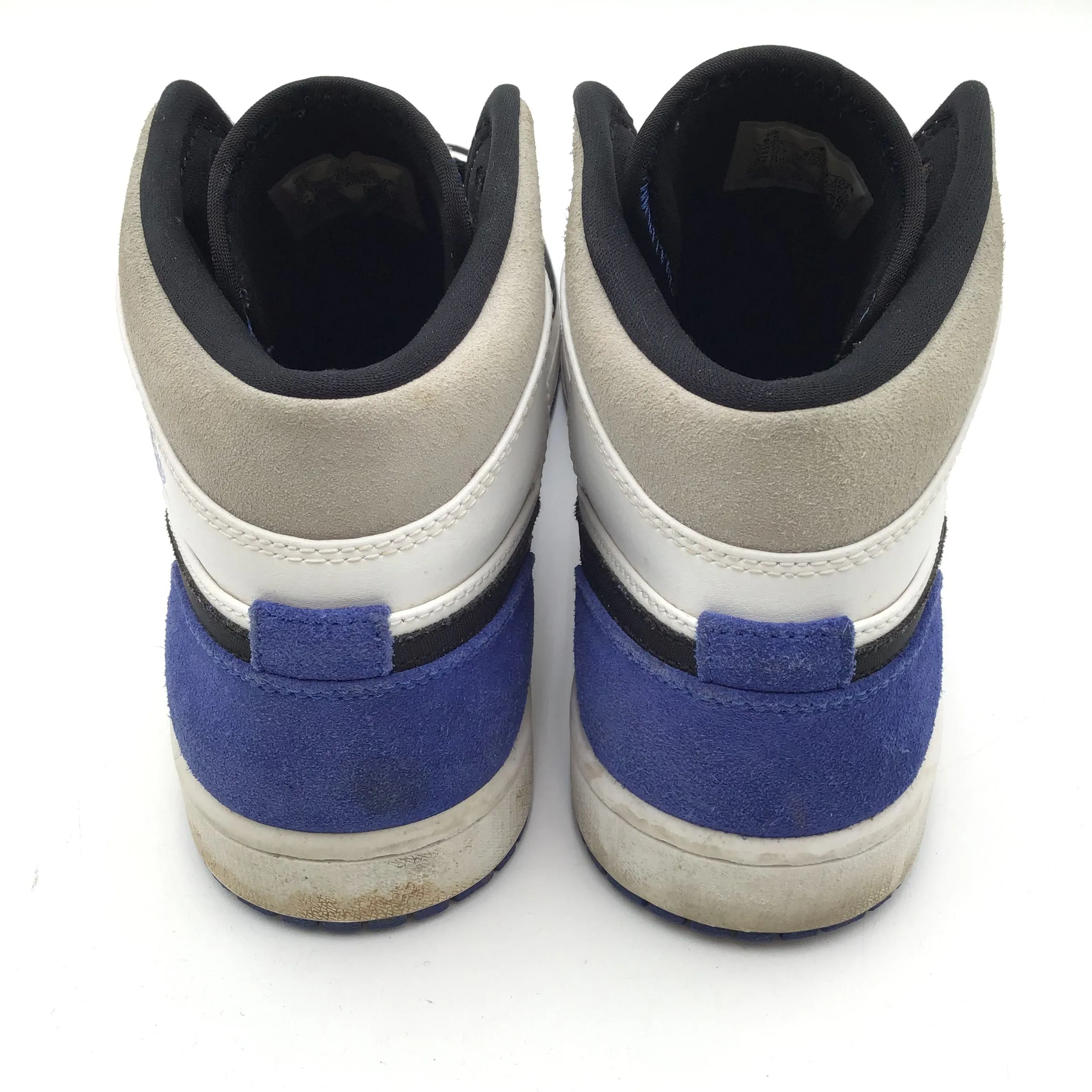 Nike Air Jordan 1 Men's Mid SE 'Royal Black Toe' Sneakers-Size: 9.5 ( COA)