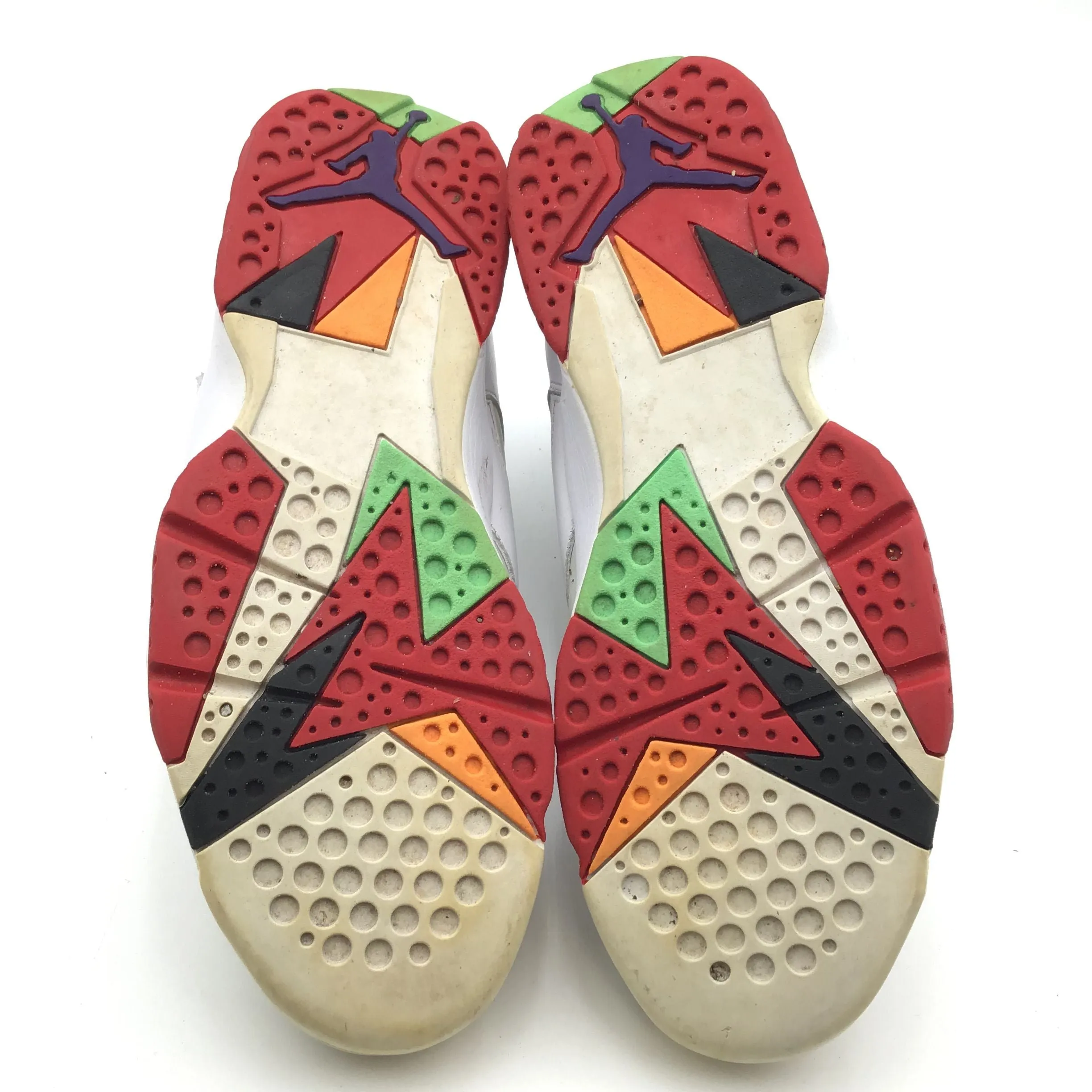 Nike Air Jordan 7 Retro Men's 'Hare' 2015 Sneakers-Size: 9 ( COA)