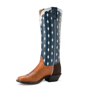 Olathe Tan Orly Navy Veal - TT5