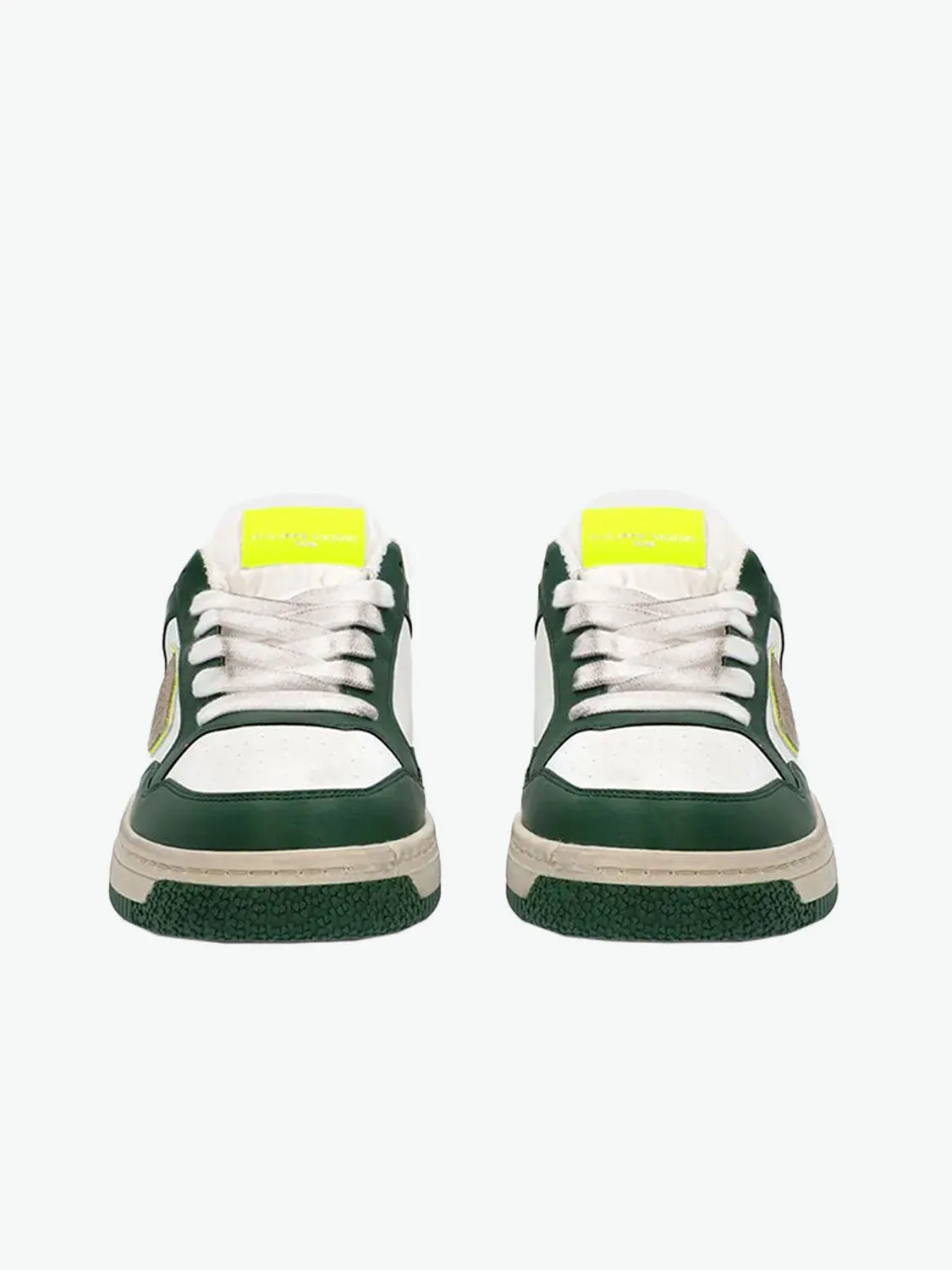 Philippe Model Lyon Sneakers Green and Yellow