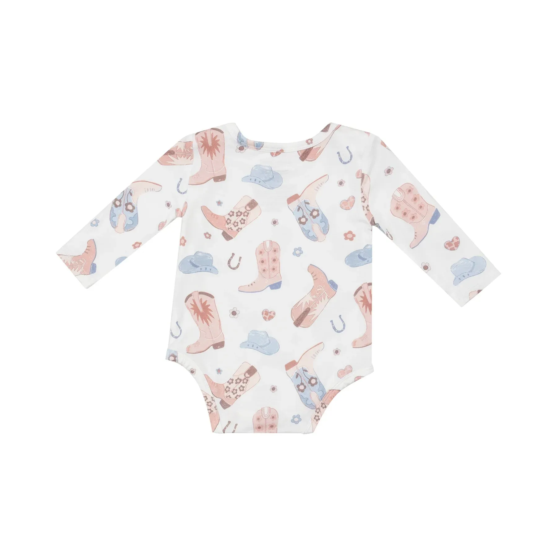 Pink Cowboy Boots Bodysuit