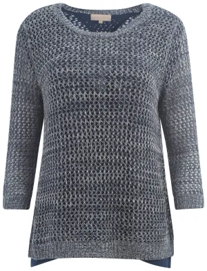 Plum Tree Sylvia Navy Jumper
