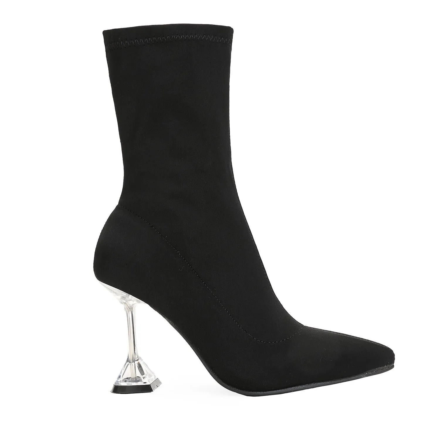 Point Toe Heeled Classic Boots