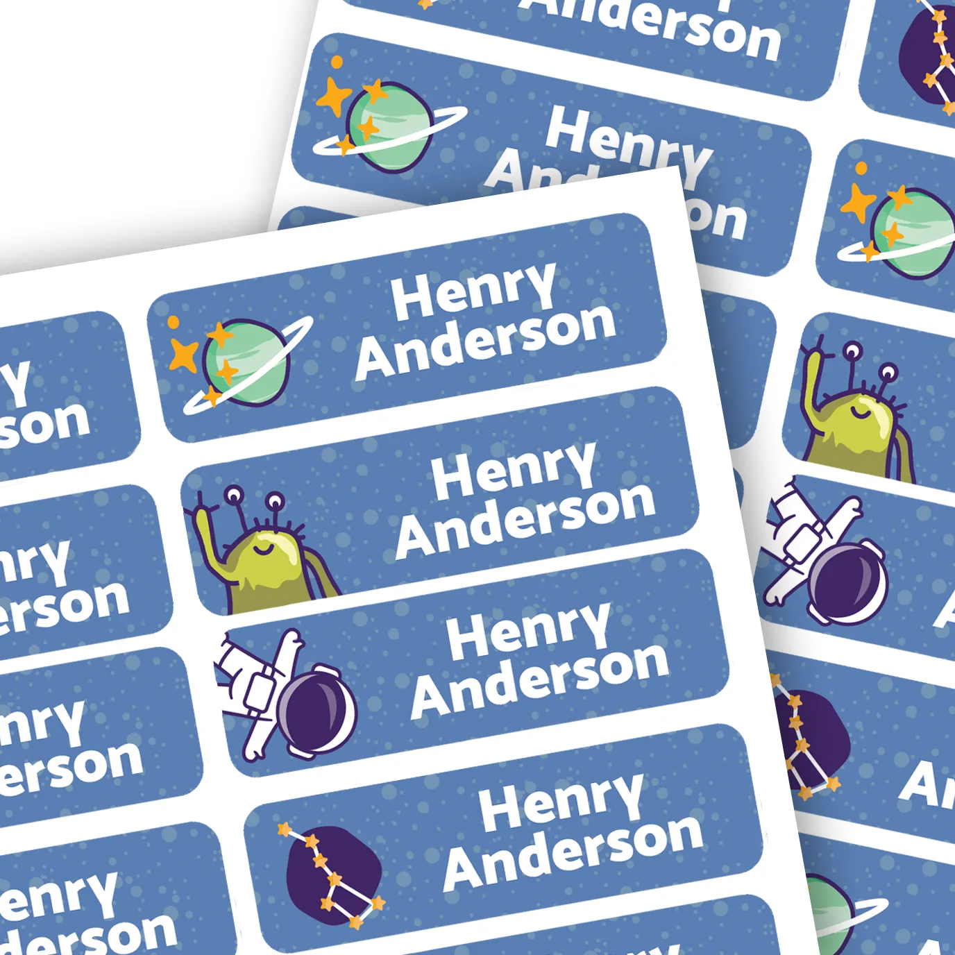 Preschool Label Pack Galaxy